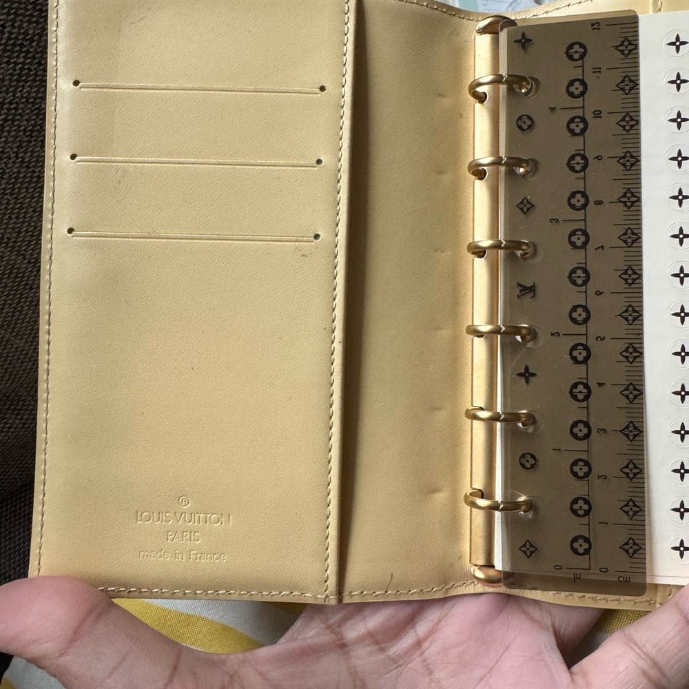 Louis Vuitton Yellow PM Organizer with Inserts - Picture 5 of 7